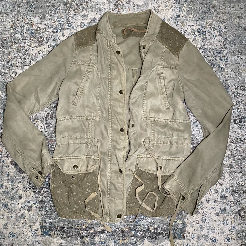 Max Jeans Green Denim Jacket